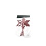PUNTALE STELLA PER ALBERO DI NATALE DECORATIVO ROSSO GLITTER
