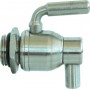 RUBINETTO INOX PER CONTENITORE 3/8 A LEVA SALVAGOCCIA