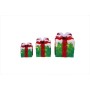 SET 3 PACCHI REGALO CON 35 LED MINILUCI A BATTERIA COLORE
