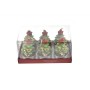 SET 6 CANDELE A FORMA DI ALBERO COLORE VERDE CM. 3,8
