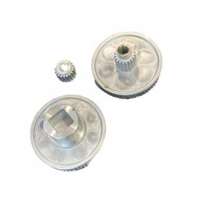 3-PIECE SERIES KIT OF IRON GEARS FOR REBER GEAR MOTORS HP 0,40