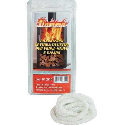 GUARNIZIONE TRECCIA PER STUFA FIAMMA MM 10 MT. 2,5