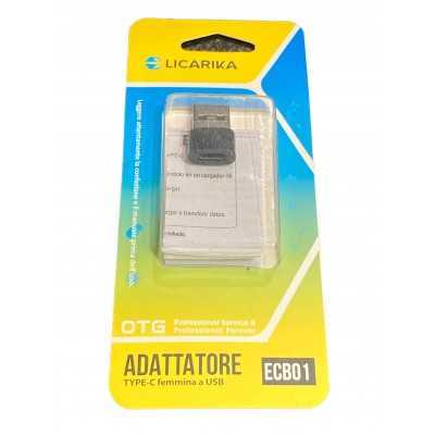 LICARIKA ART. ECB01 ADATTATORE TYPE C FEMMINA A USB