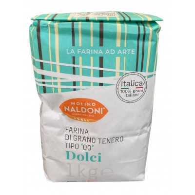 NALDONI FARINA IDELE PER DOLCI ITALICA DI GRANO TENERO DI TIPO