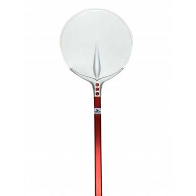 Pala Per pizza Cerutti mod.Tulip in alluminio anodizzato tonda cm. 33 con manico cm. 150