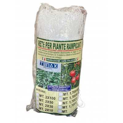 RETE RAMPICANTE PER ORTAGGI MT. 2x30 BIANCA