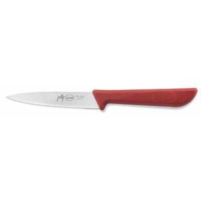 SANELLI JOLLY SPELUCCHINO SEGHETTATO MANICO ROSSO LAMA INOX CM. 11
