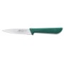 SANELLI JOLLY SPELUCCHINO SEGHETTATO MANICO VERDE LAMA INOX CM. 11