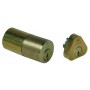CISA PAIR CYLINDER 02106 BRASS POLISHED