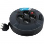 AVVOLGICAVO DOMESTICO ELECTRALINE 2P+T 16A BIPASSO SCHUKO X4