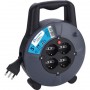 AVVOLGICAVO DOMESTICO ELECTRALINE 2P+T 16A BIPASSO SCHUKO X4