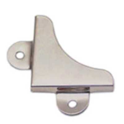 FERMASPECCHIO AD ANGOLO ACCIAIO NICHELATO VETRO MM. 8