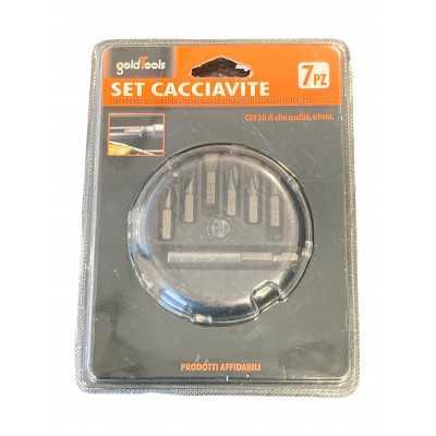 GOLD TOOLS SET INSERTI PER AVVITATORI A PZ. 7