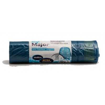 MAJOR SACCO PATTUMIERA AZZURRO CM. 55x65 PEZZI 15