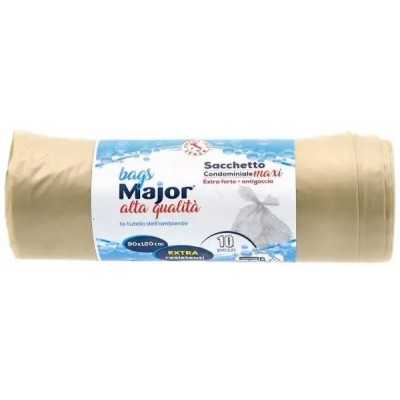 MAJOR SACCO PATTUMIERA NEUTRO CM 90x120 PEZZI 10