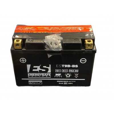 BATTERIA MOTO ENERGYSAFE EST9B-BS SIGILLATA CON ACIDO A CORREDO