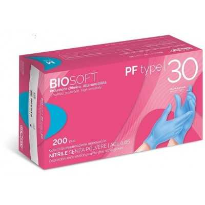 BIOSOFT GUANTI NITRILE BLU SENZA POLVERE PZ. 100 TG. XL
