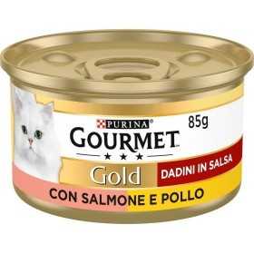 GOURMET GOLD DADINI PER GATTO GUSTO SALMONE/POLLO GR. 85