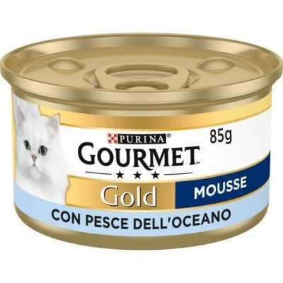 GOURMET GOLD GATTO MOUSSE CON PESCE GR. 85