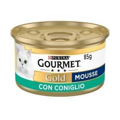 GOURMET GOLD MOUSSE PER GATTO GUSTO CONIGLIO GR. 85
