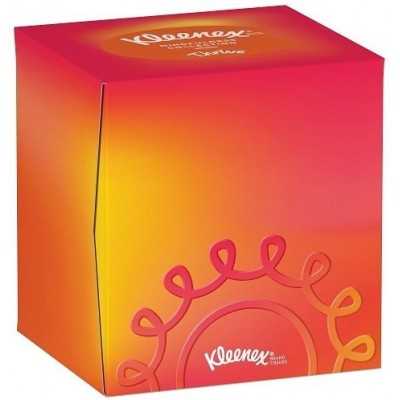 KLEENEX BOX FAZZOLETTI VELINE DI CARTA CUBO PZ. 48