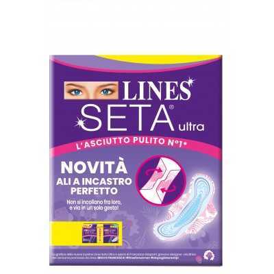 LINES SETA ULTRA CON ALI A INCASTRO DOPPIO PACCO PZ. 20
