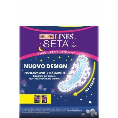LINES SETA ULTRA NOTTE DOPPIO PACCO pz. 16