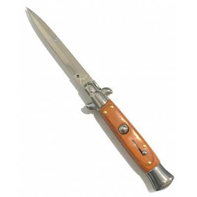 SNAP KNIFE STAINLESS STEEL BLADE WITH WOODEN HANDLE COLOR BROWN