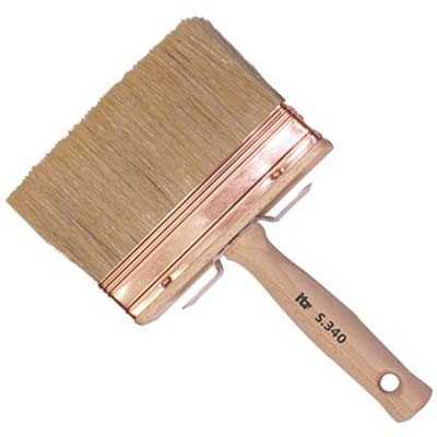 PENNELLESSA IN PURA SETOLA BIONDA 340 ITR MANICO IN LEGNO MM.