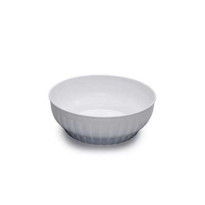 STEFANPLAST INSALATIERA IN PLASTICA COSTOLATE BIANCA cm.