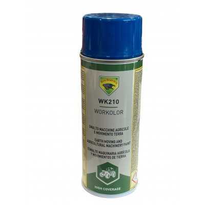 BOMBOLETTA SPRAY WK210 SMALTO WORKOLOR NEW HOLLAND BLUE ML. 400