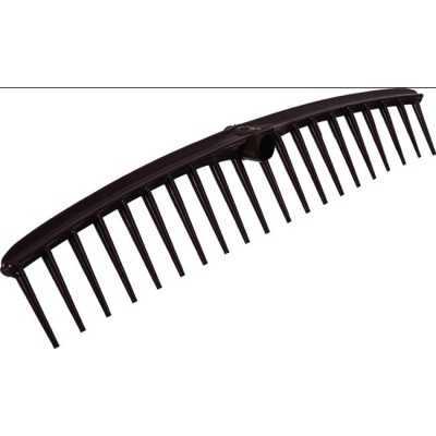 RASTRELLO PER FIENO IN PLASTICA CURVO MARRONE 20 DENTI
