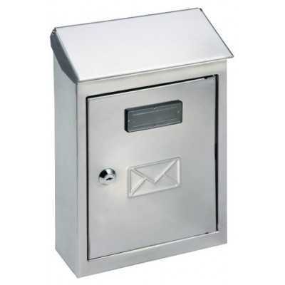 CASSETTA POSTALE PER LETTERE INOX LETTERA-SMALL ITALIA CM.