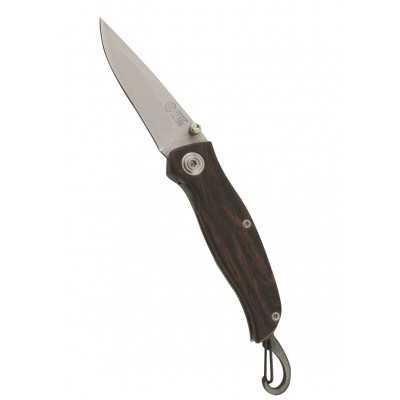 FOLDING KNIFE WOOD HANDLE AND HOOK KBL 26568