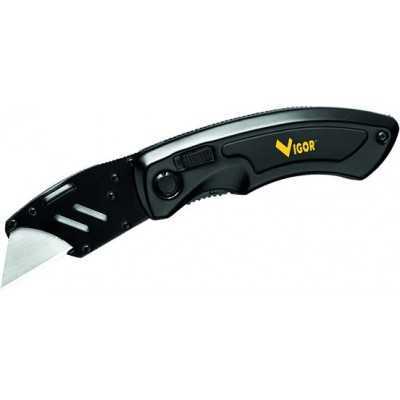 VIGOR COLTELLO SERRAMANICO MOD. V-SHARP TRAPEZIO mm. 175