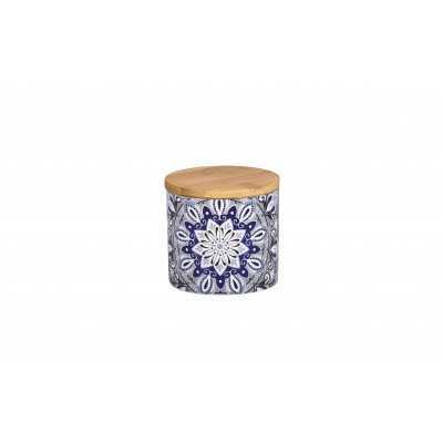 CASA CON TE BARATTOLO SMALL SOLE BLU DIAM. CM.10x8,5h.