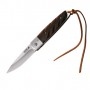 FOLDING KNIFE DARK WOOD HANDLE KBL 29683