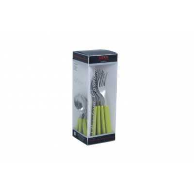 SET 24 PEZZI POSATE DA TAVOLO COLORANDO COLORE VERDE