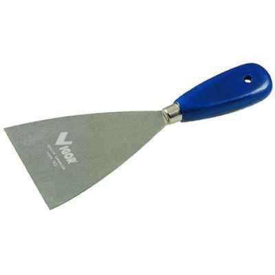 VIGOR SPATOLA PER STUCCATORI MANICO IN LEGNO BLU MM. 30