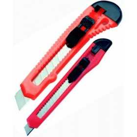 LARGE RED PLASTIC BREAKING BLADE KNIFE