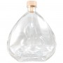IMPERIAL TRANSPARENT GLASS BOTTLE WITH CAP CC. 500