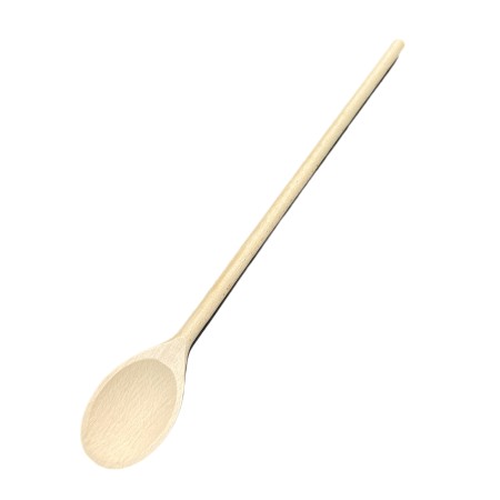 PANETTA CUCCHIAIO TORNIATO IN LEGNO DI FAGGIO NON TRATTATO CM.