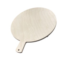 PANETTA TAGLIERE IN LEGNO PER POLENTA IN BETULLA CON PIEDINI