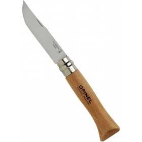 OPINEL KNIFE STAINLESS STEEL BLADE BEECH HANDLE N. 6