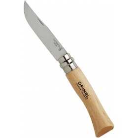 OPINEL KNIFE STAINLESS STEEL BLADE BEECH HANDLE N. 7