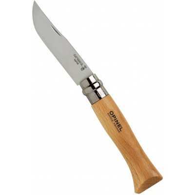 COLTELLO OPINEL LAMA IN ACCIAIO INOX MANICO IN FAGGIO N. 8 