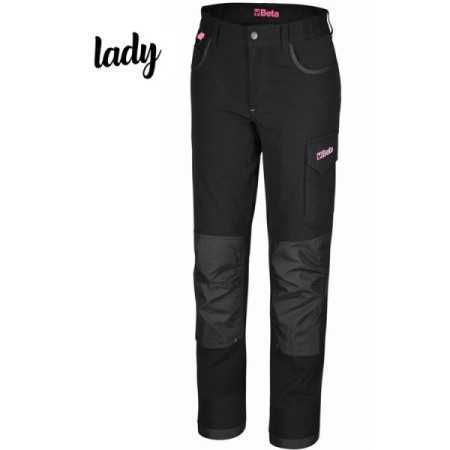 BETA ART. 7818 LN PANTALONI DA LAVORO LADY MULTITASCHE IN CONTONE TG. S - XXXL