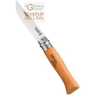 OPINEL KNIFE CARBON BLADE BEECH HANDLE N. 10