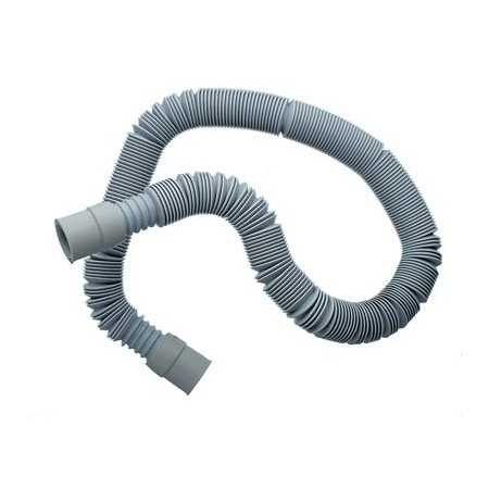 TUBO ESTENSIBILE DI SCARICO PER LAVATRICE PP CM. 120/400