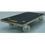 VIGOR CARRELLINO PORTATUTTO RETTANGOLARE LEGNO CON RUOTE CM.